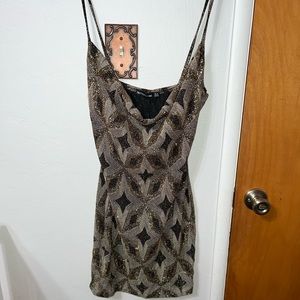 Pretty little thing glitter dress